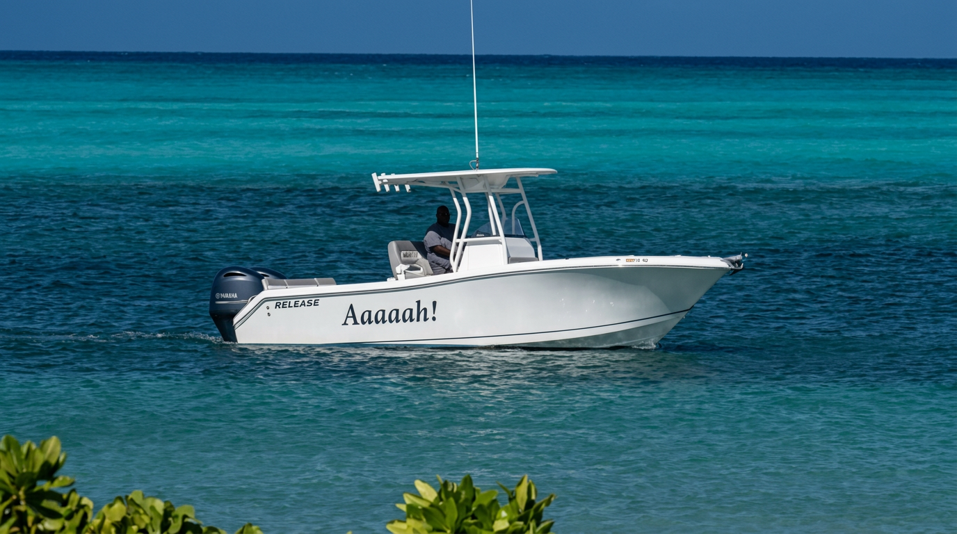 Aaaaah! charter boat in Turks and Caicos